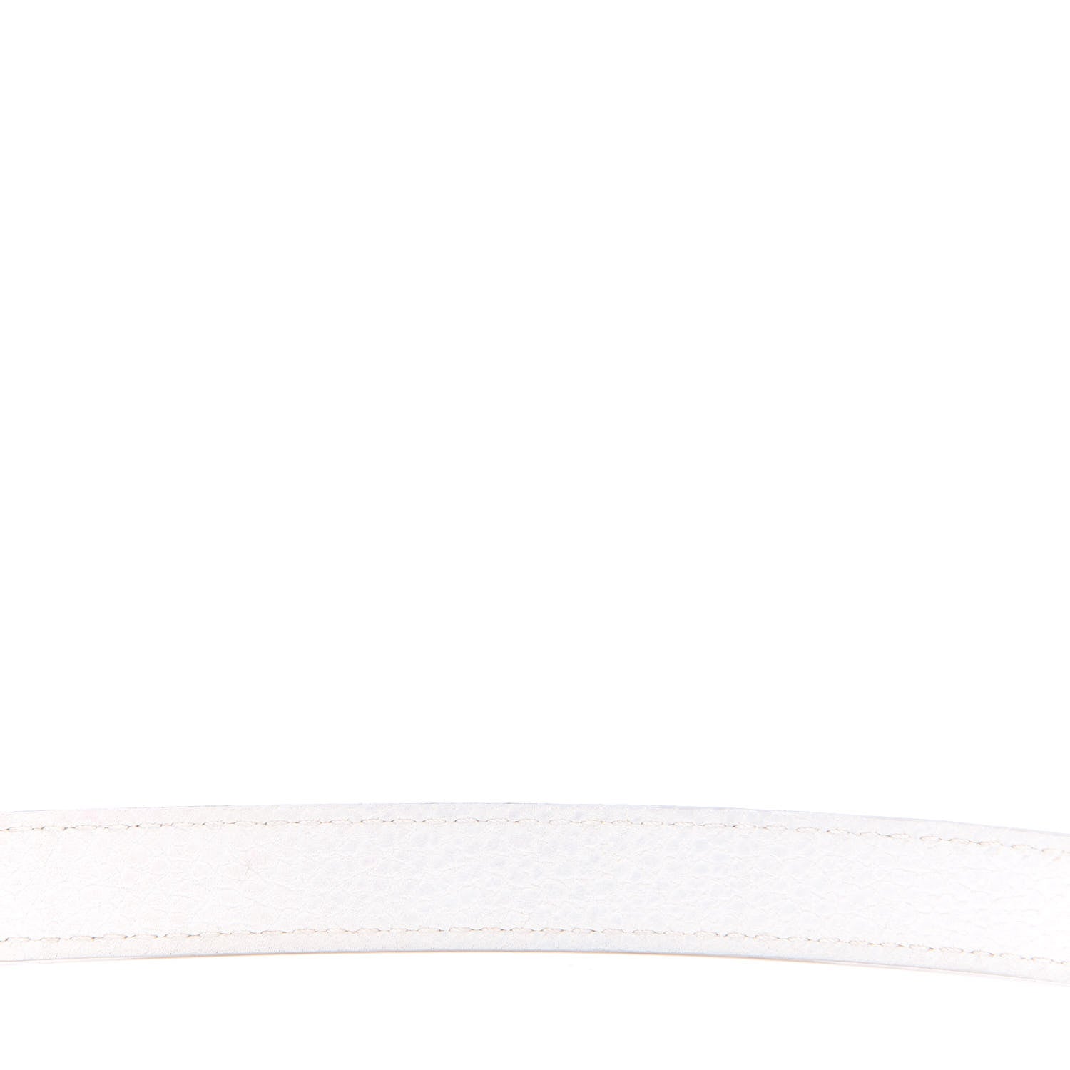 Louis Vuitton Calfskin 20 mm Adjustable Shoulder Strap White 4 of 4