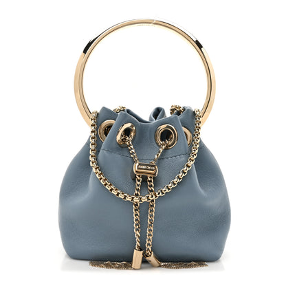 Jimmy Choo Lambskin Micro Bon Bon Bag Blue 1 of 9