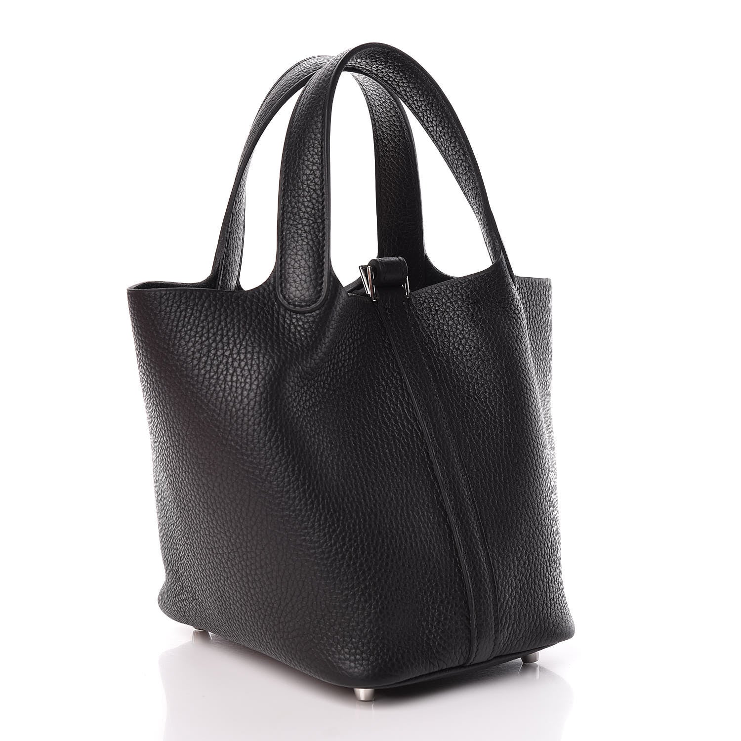Hermes Taurillon Clemence Picotin Lock 18 PM Black 3 of 11