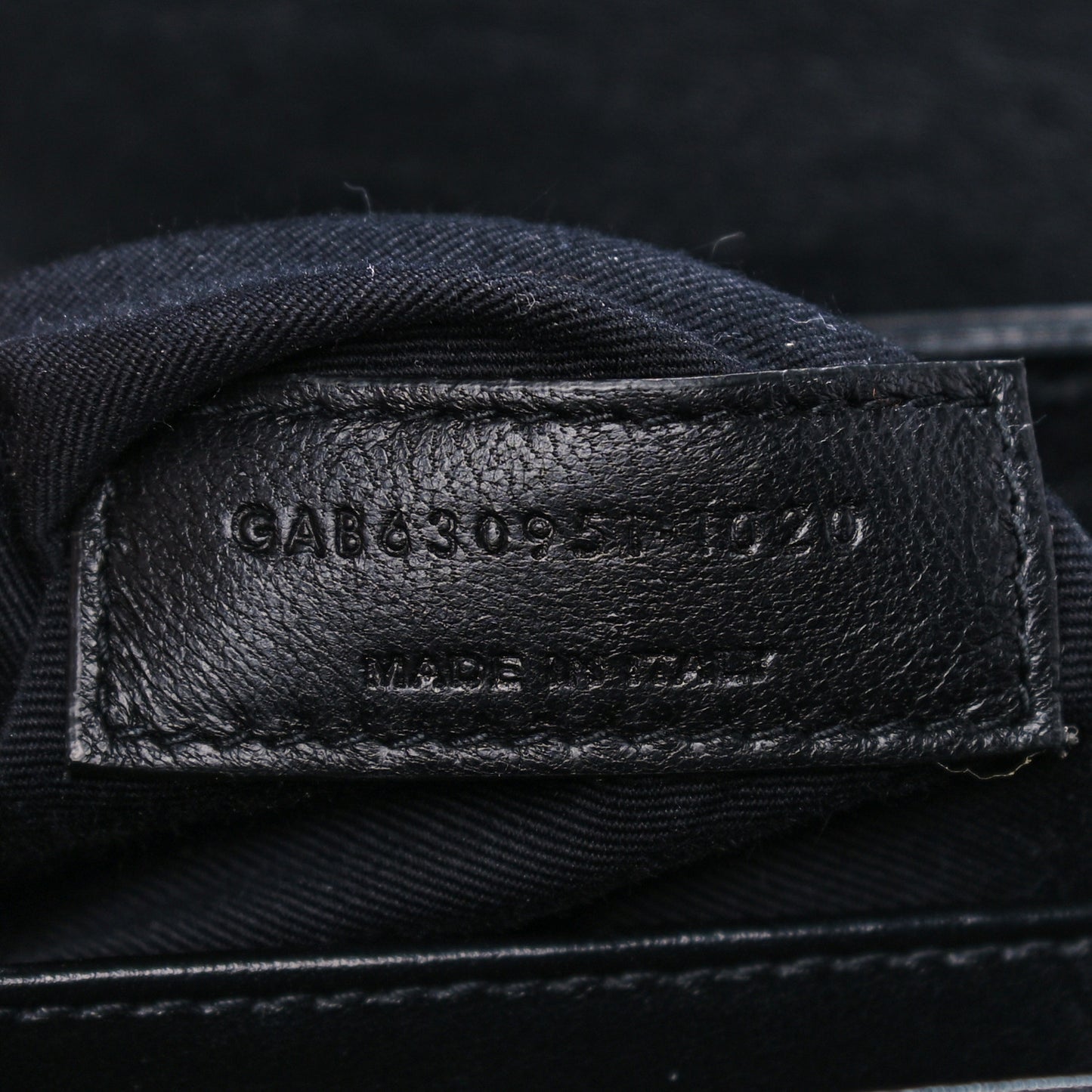 Calfskin Y Quilted Monogram Toy Loulou Crossbody Bag Black