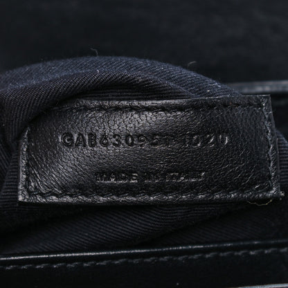 Saint Laurent Calfskin Y Quilted Monogram Toy Loulou Crossbody Bag Black 7 of 12