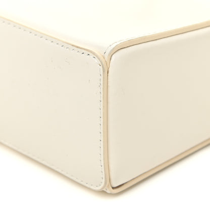 Givenchy Box Calfskin Small Cut Out Shoulder Bag Ivory 9 of 11