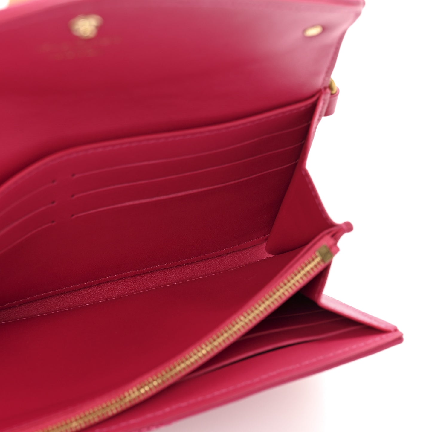 Calfskin New Wave Long Wallet Freesia