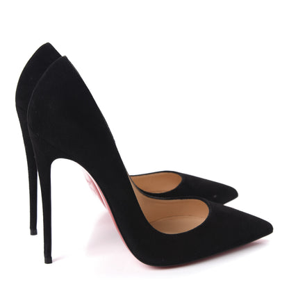 Christian Louboutin Suede So Kate 120 Pumps 38 Black 4 of 9