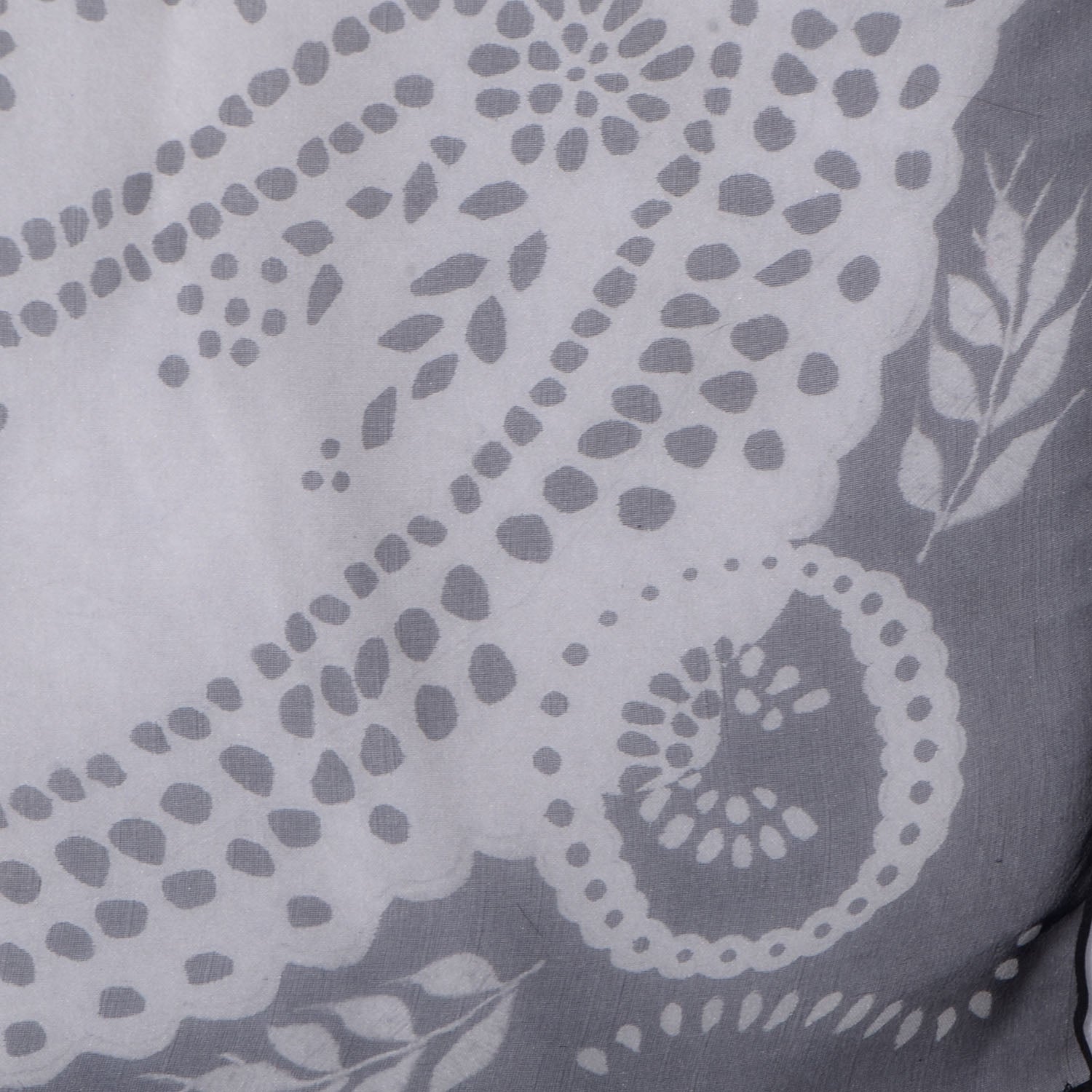 Alexander McQueen Silk Chiffon Skull Scarf White 3 of 7