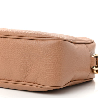 Gucci Pebbled Calfskin Small Soho Disco Bag Camelia 7 of 9