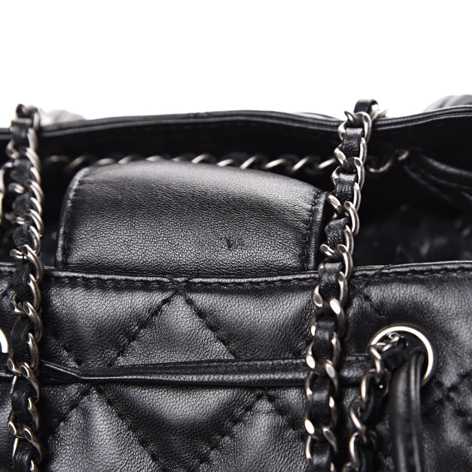 Chanel Lambskin Quilted Western Baluchon Fringe Bag Black 9 of 9