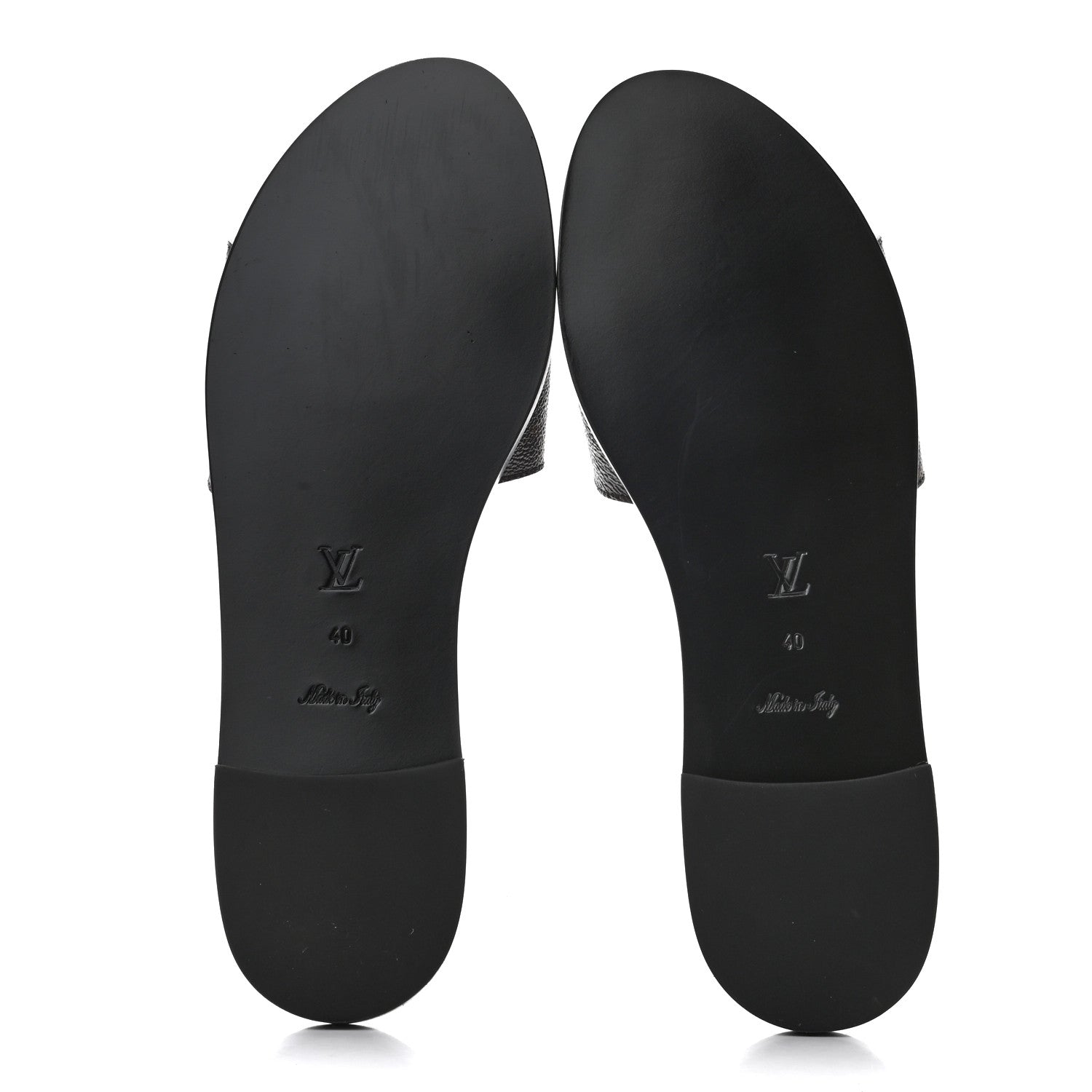 Louis Vuitton Patent Monogram Lock It Flat Mules 40 5 of 8