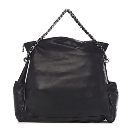 Chanel Lambskin Ultimate Soft Hobo Black 1 of 11