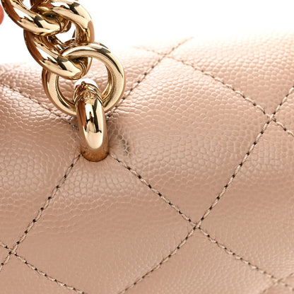 Chanel Caviar Quilted Large Studded Flap Beige 13 of 13