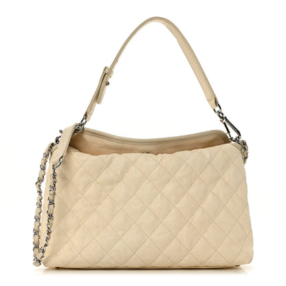 Chanel Caviar Quilted French Riviera Hobo Beige 1 of 12