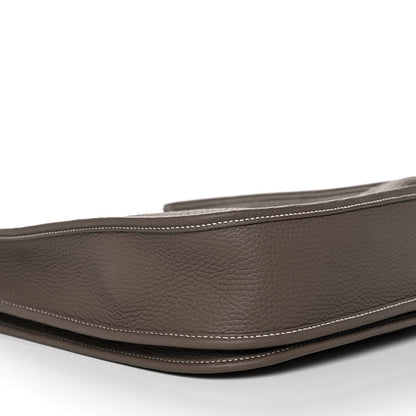 Hermes Taurillon Clemence Evelyne III PM Etoupe 9 of 12