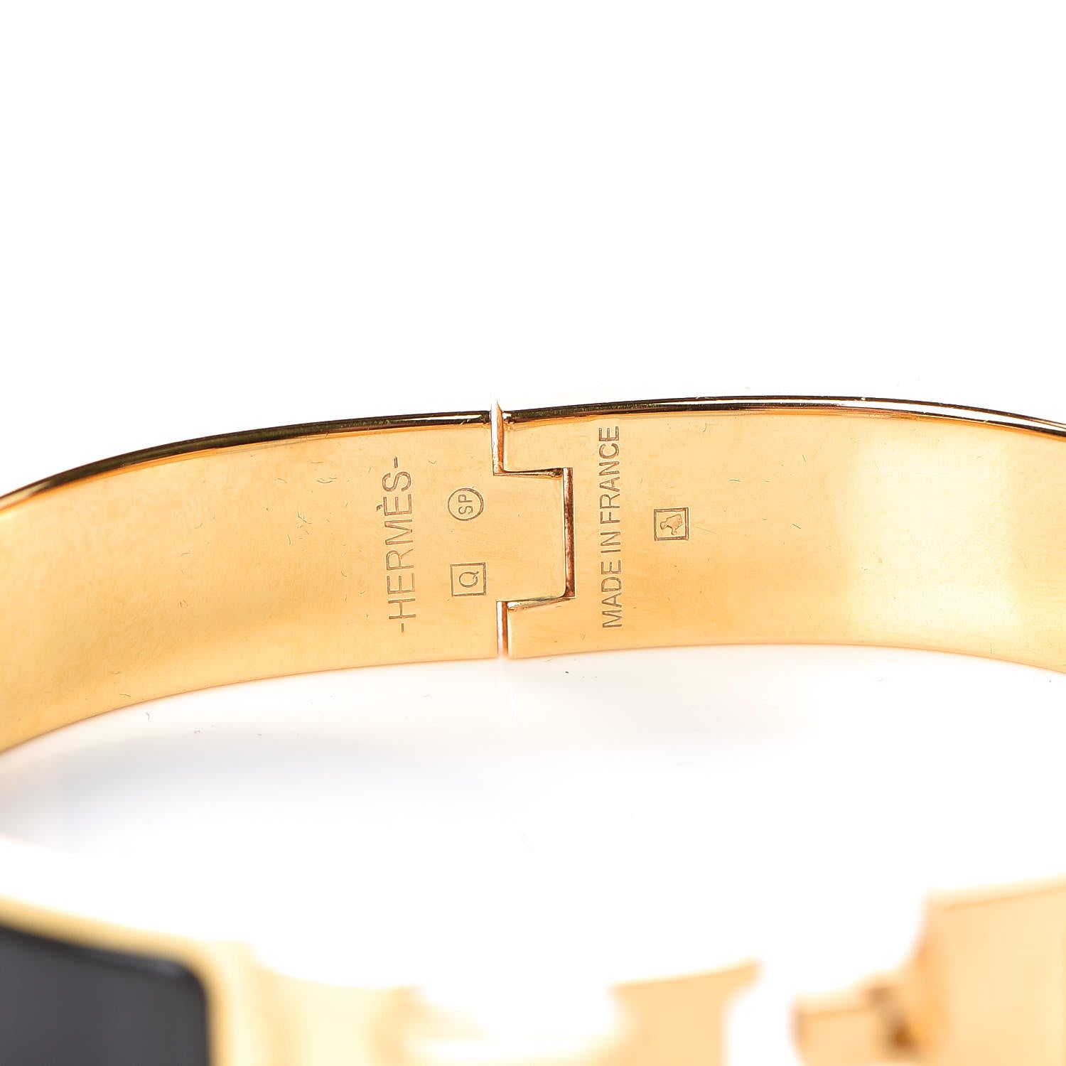 Hermes Enamel Narrow Clic Clac H Bracelet PM Black 5 of 5