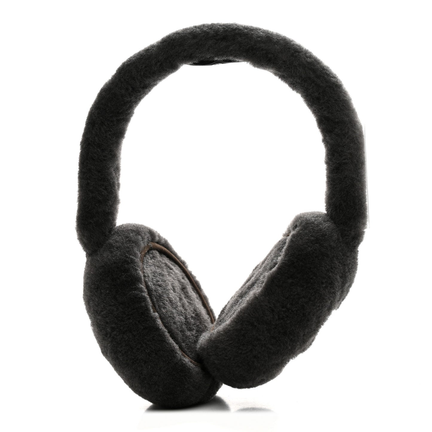 Shearling CC Ear Muffs Dark Grey