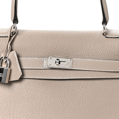 Hermes Togo Horseshoe Shoulder Kelly 42 Gris Tourterelle 9 of 11