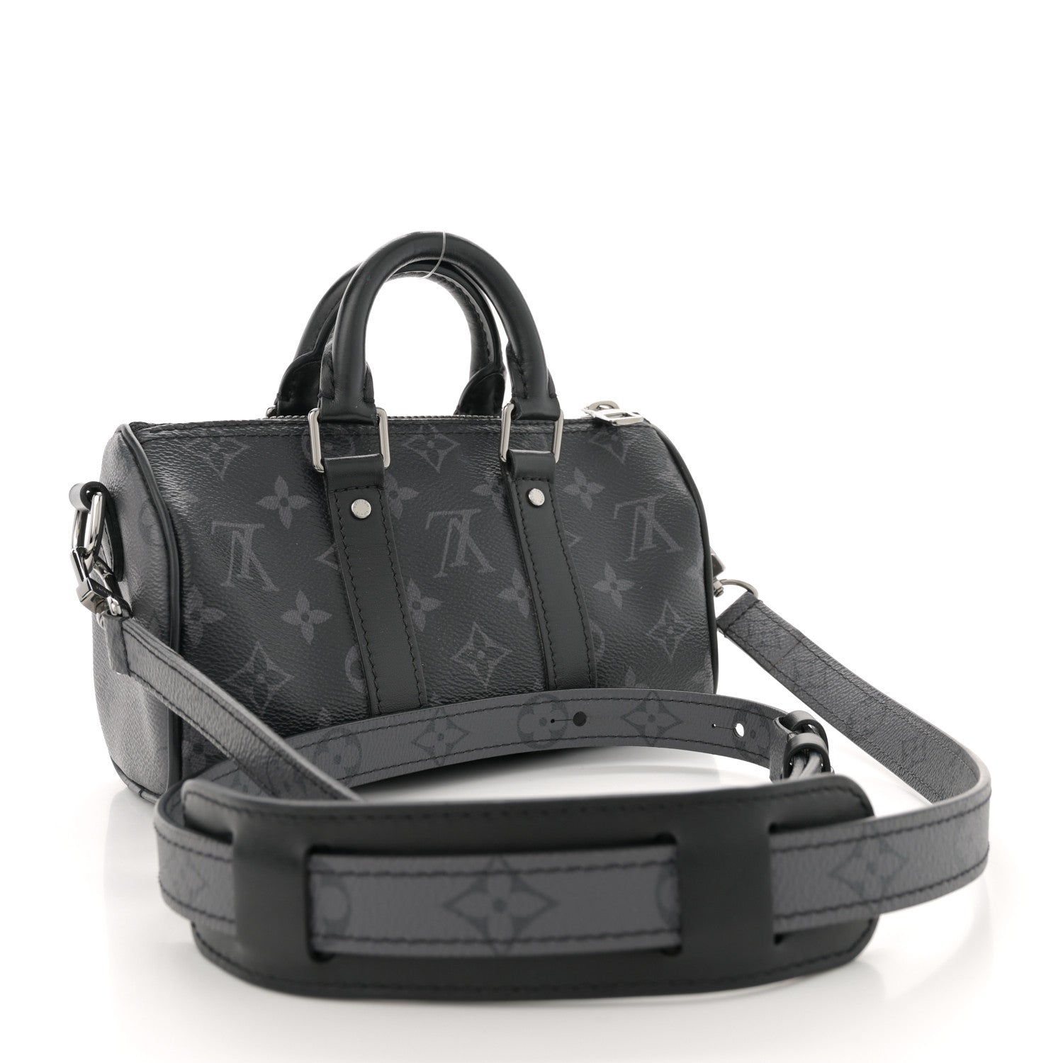 Louis Vuitton Reverse Monogram Eclipse Keepall XS Black 3 of 11
