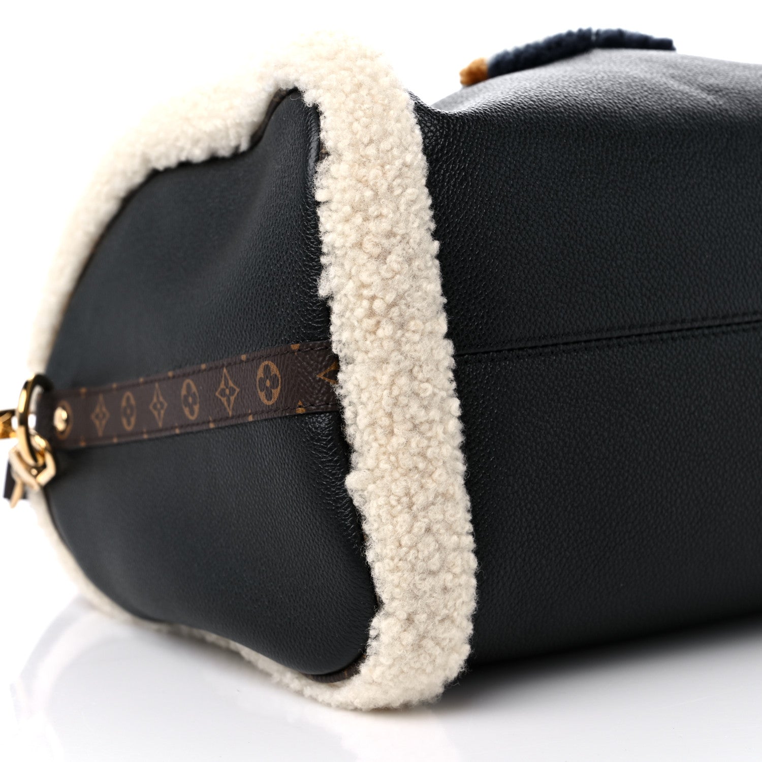 Louis Vuitton Calfskin Monogram Teddy Speedy Bandouliere 30 Black 7 of 8