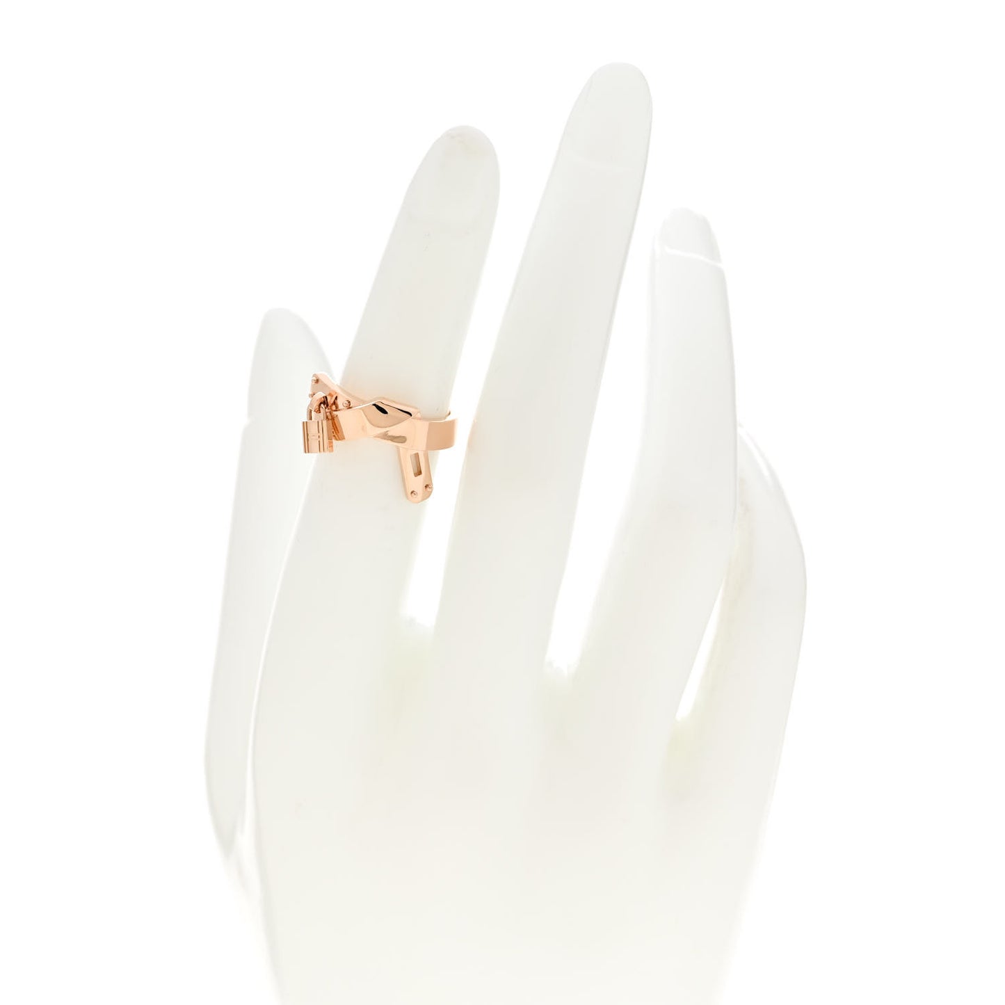18K Rose Gold Kelly Gavroche Ring 51 5.75