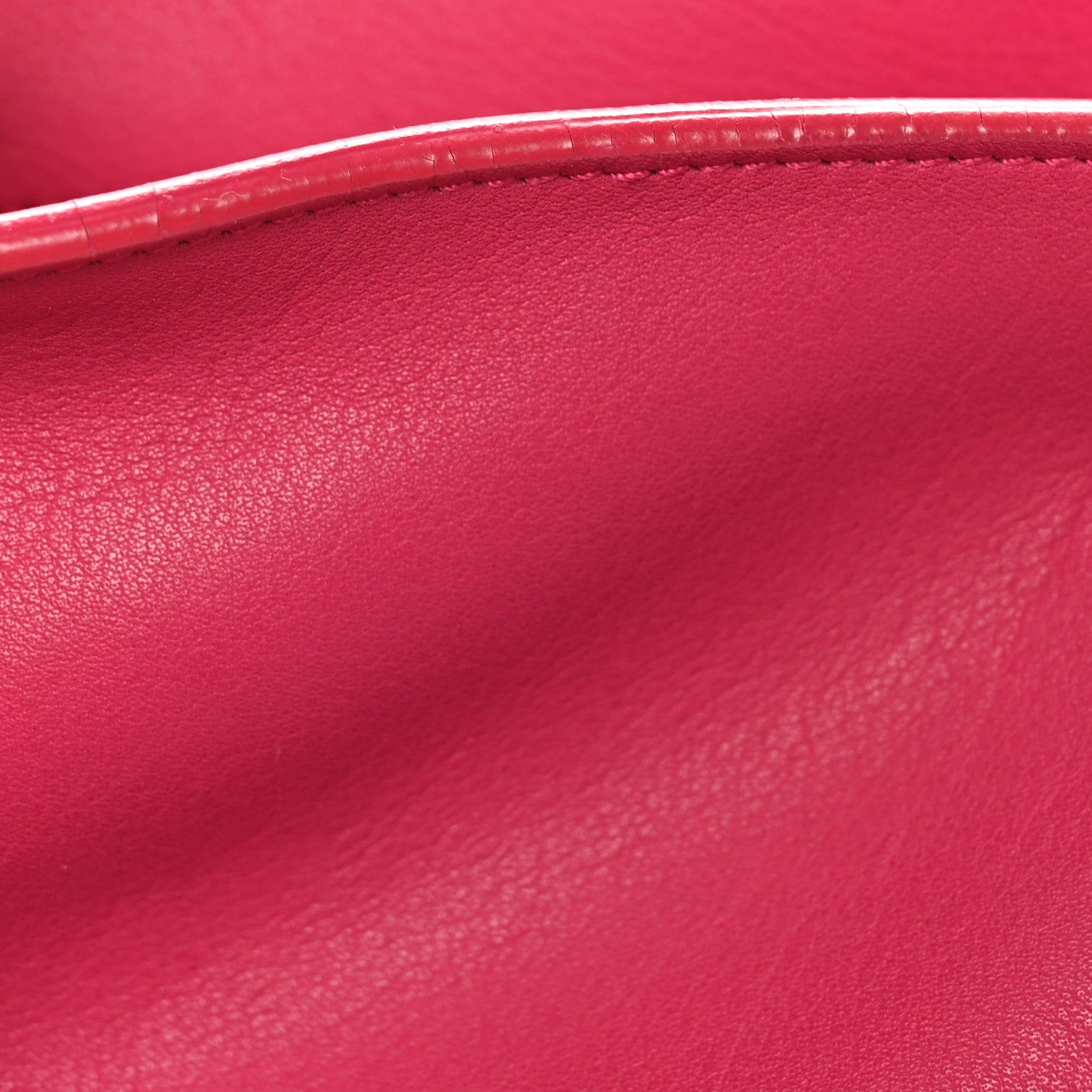 Saint Laurent Calfskin Large Classic Y Cabas Fuchsia 10 of 10