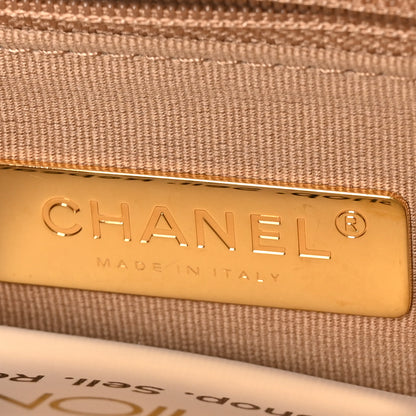Chanel Lambskin Quilted Large Chanel 19 Flap Beige 6 of 11