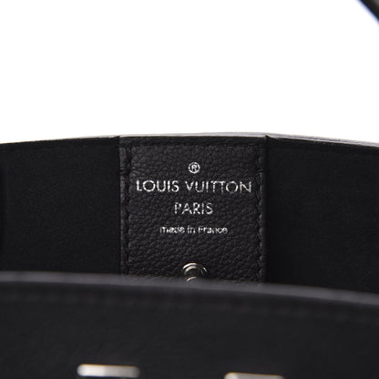 Louis Vuitton Calfskin Lockme Cabas Black 6 of 12
