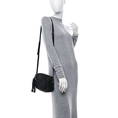 Gucci Pebbled Calfskin Small Soho Disco Bag Black 2 of 11