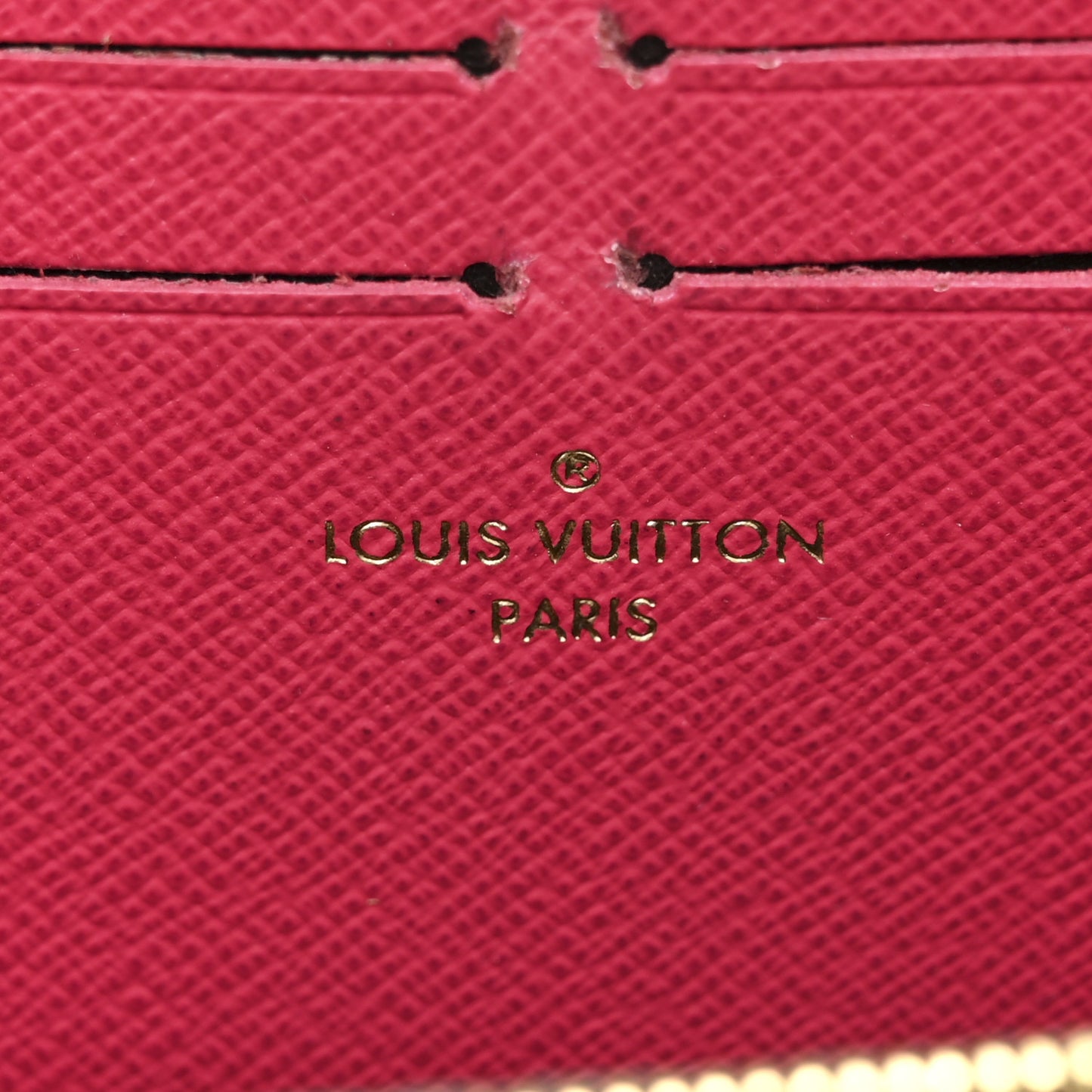Monogram Clemence Wallet Fuchsia