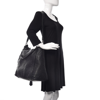 Louis Vuitton Monogram Lambskin Antheia Ixia GM Black 2 of 8