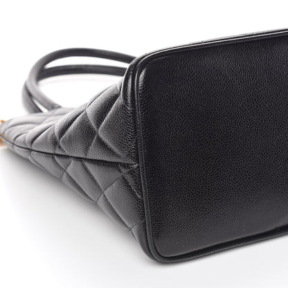 Chanel Caviar Quilted Medallion Tote Black 5 of 10