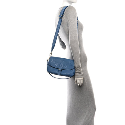Louis Vuitton Empreinte Monogram Giant Diane Blue Jean 2 of 9