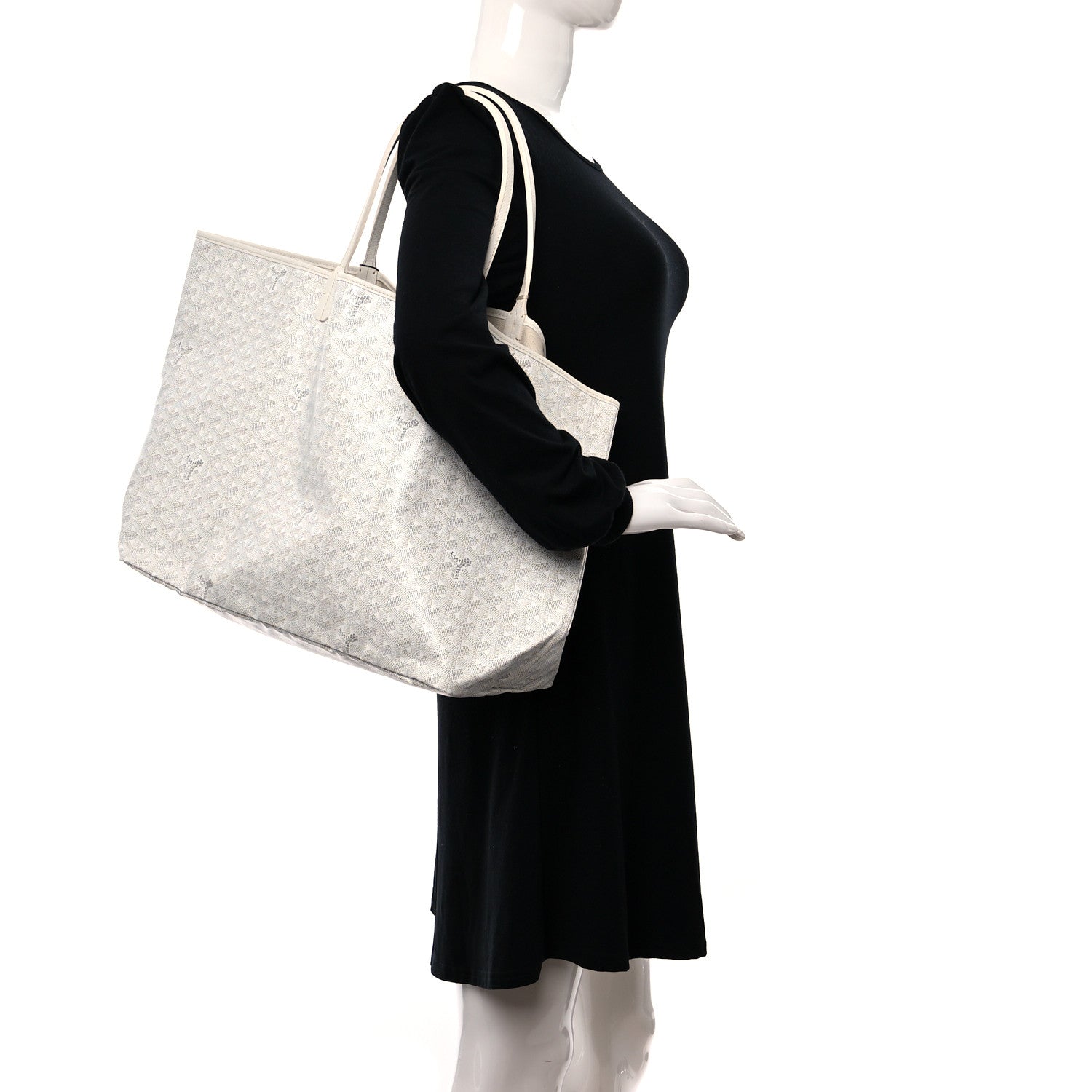Goyard Goyardine Saint Louis GM White 2 of 10