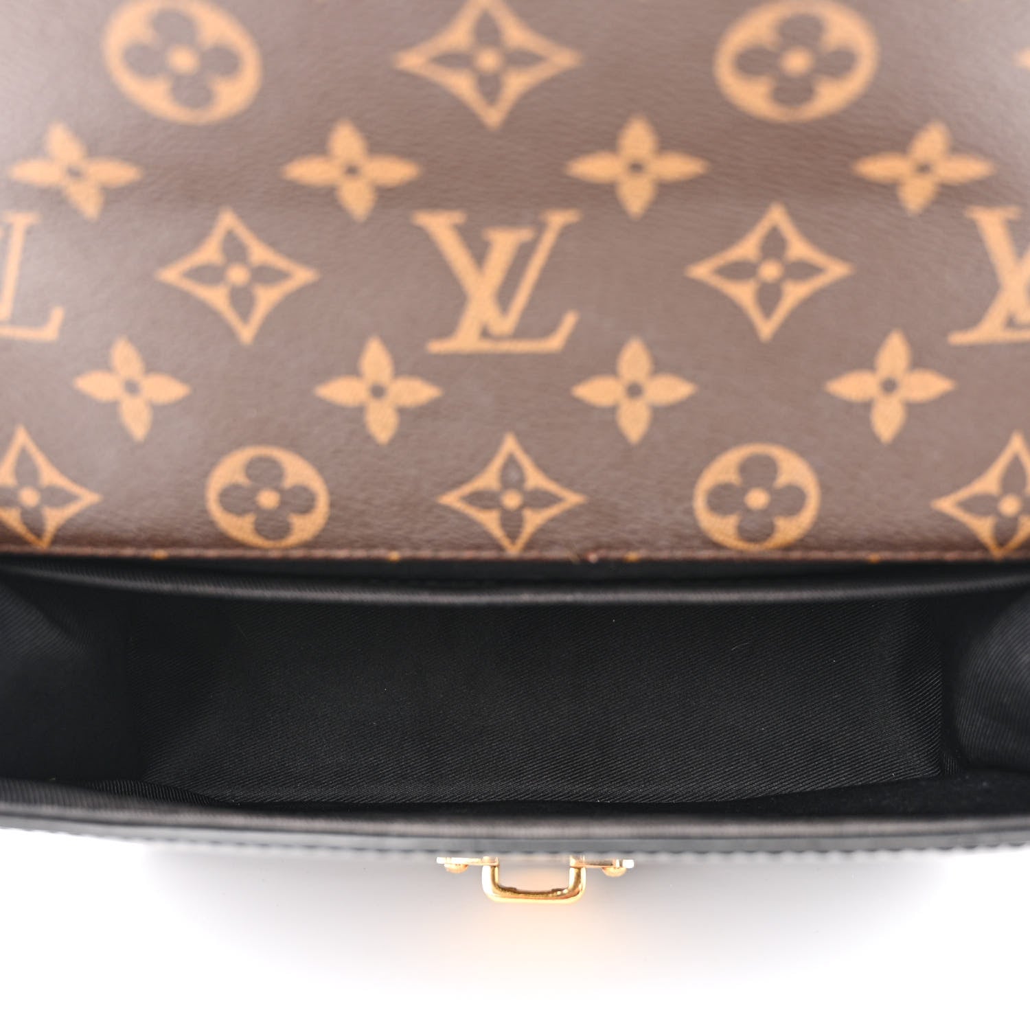 Louis Vuitton Patent Calfskin Monogram Cherrywood PM Black 5 of 12