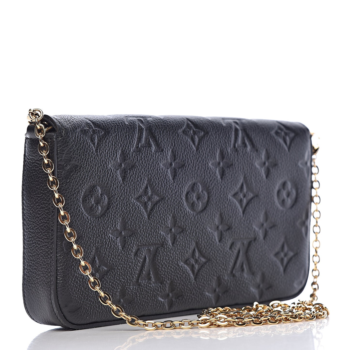 Empreinte Pochette Felicie Chain Wallet Black