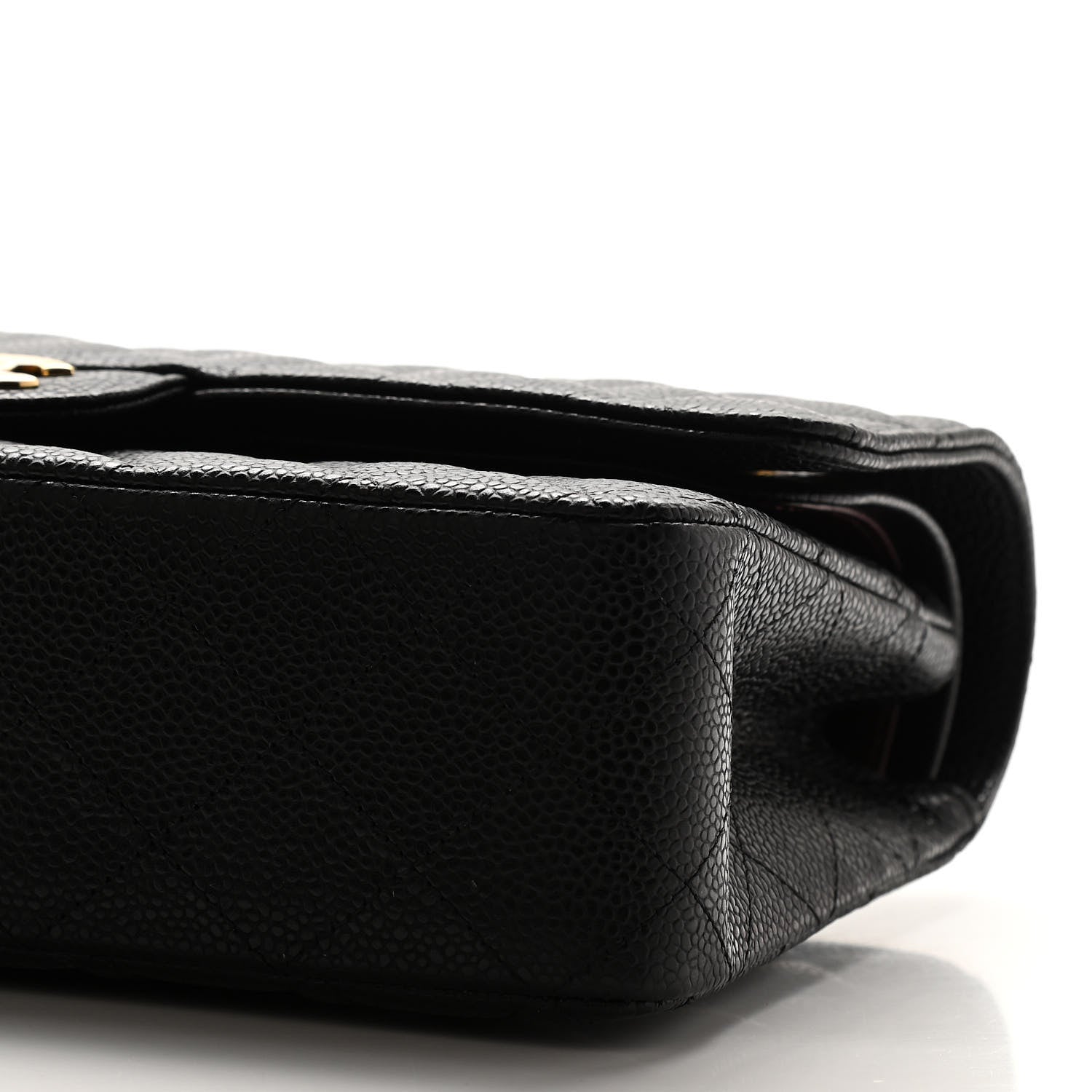 Chanel Caviar Quilted Medium Double Flap Black 9 of 10