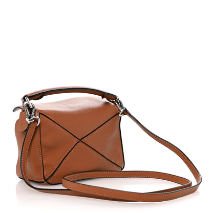Loewe Calfskin Mini Puzzle Bag Tan 3 of 12