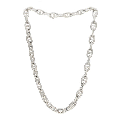 Hermes Sterling Silver Chaine D'Ancre Necklace PM 3 of 4