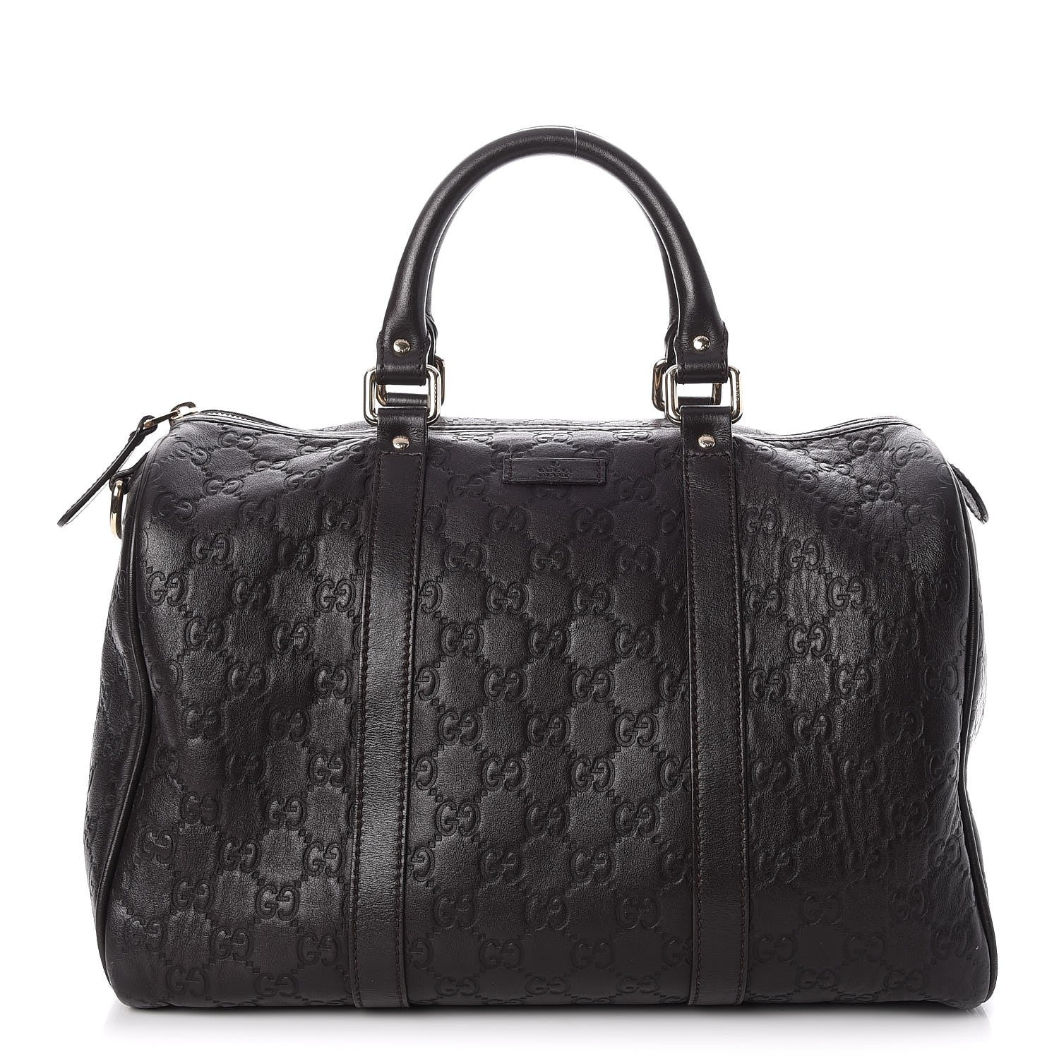 Gucci Guccissima Medium Joy Boston Dark Brown 1 of 6