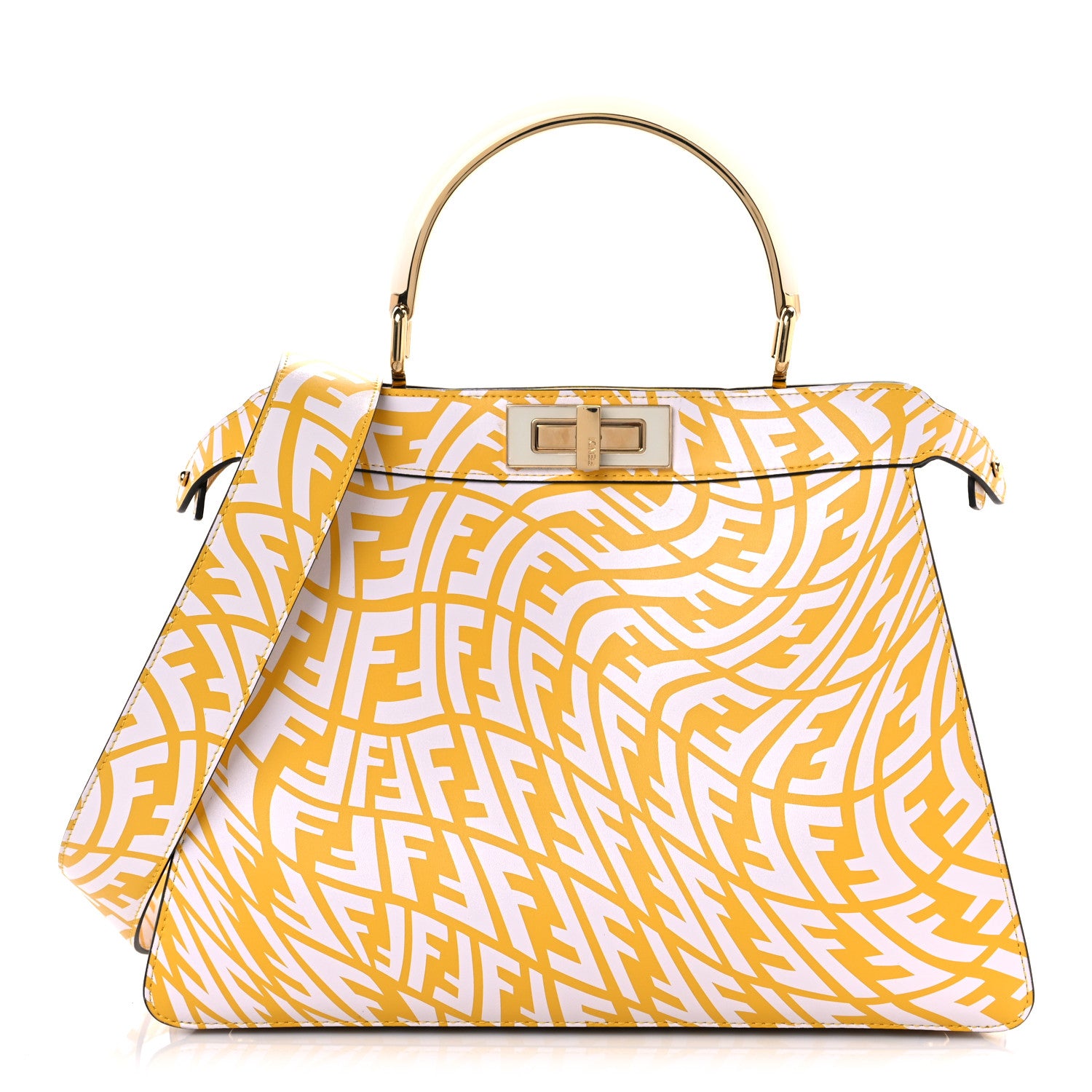 Fendi X SARAH COLEMAN Vitello Liberty Shiny Nappa Plexiglass FF