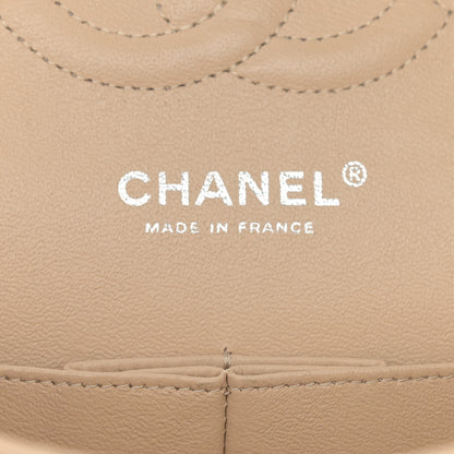 Chanel Caviar Quilted Medium Double Flap Beige 6 of 9