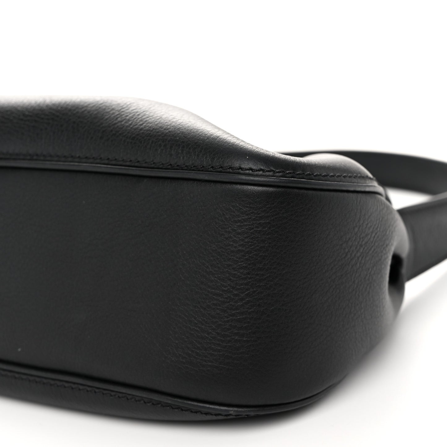 Supple Grained Calfskin Teen Polly Black