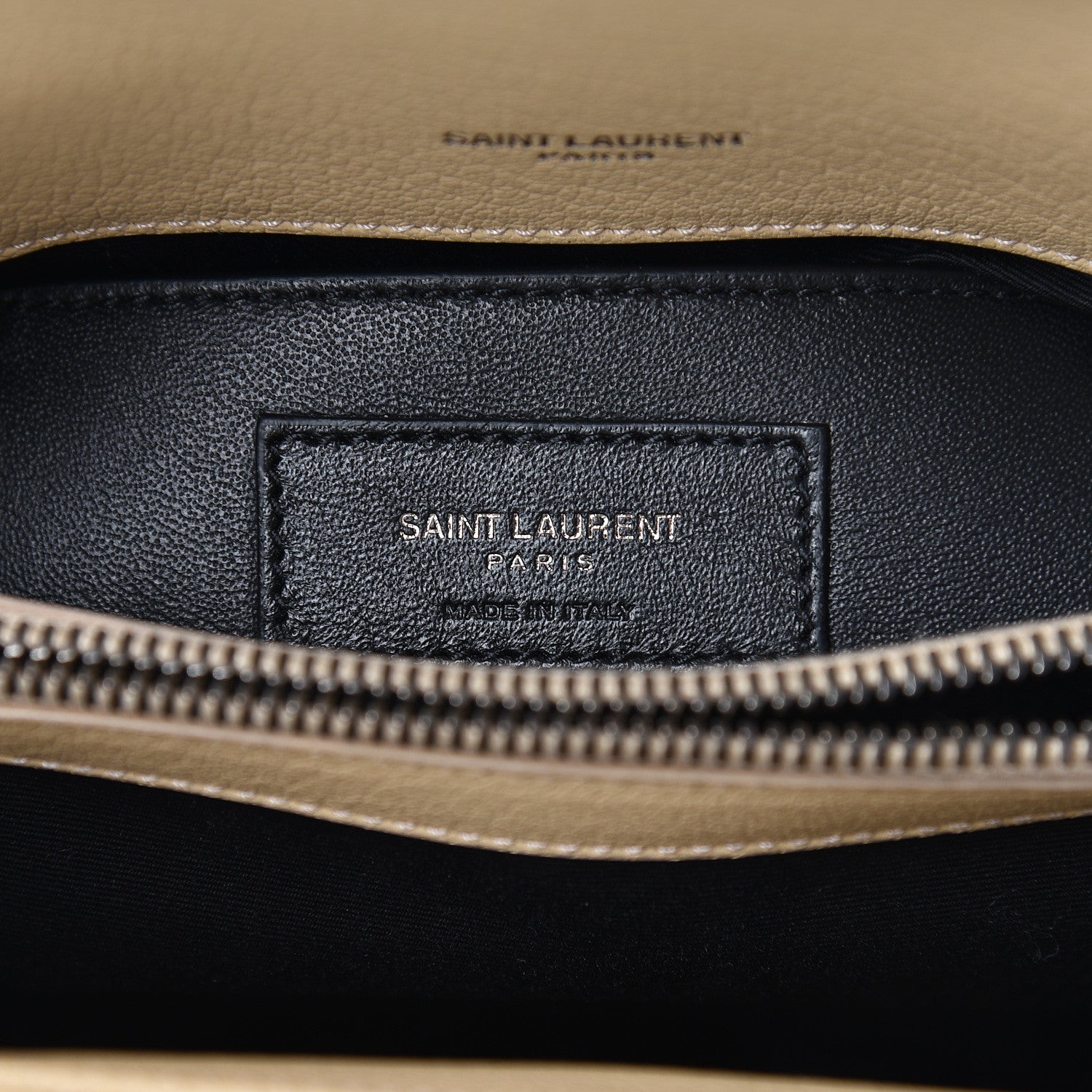 Saint Laurent Sheepskin Matelasse Medium College Monogram Bag Beige 9 of 10