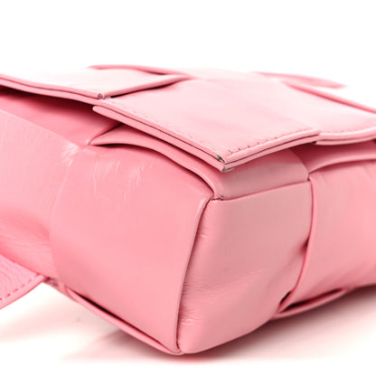 Bottega Veneta Paper Calfskin Intrecciato Cassette Belt Bag Ribbon 10 of 11