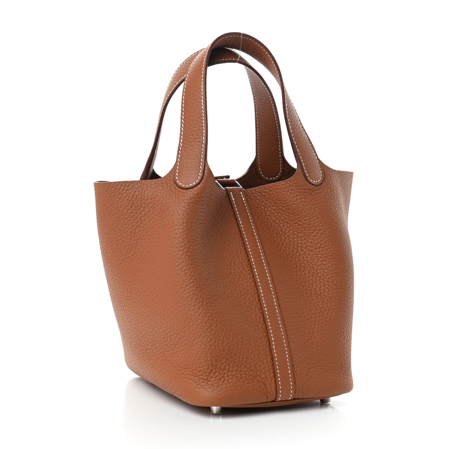 Hermes Taurillon Clemence Picotin Lock 18 PM Gold 3 of 10