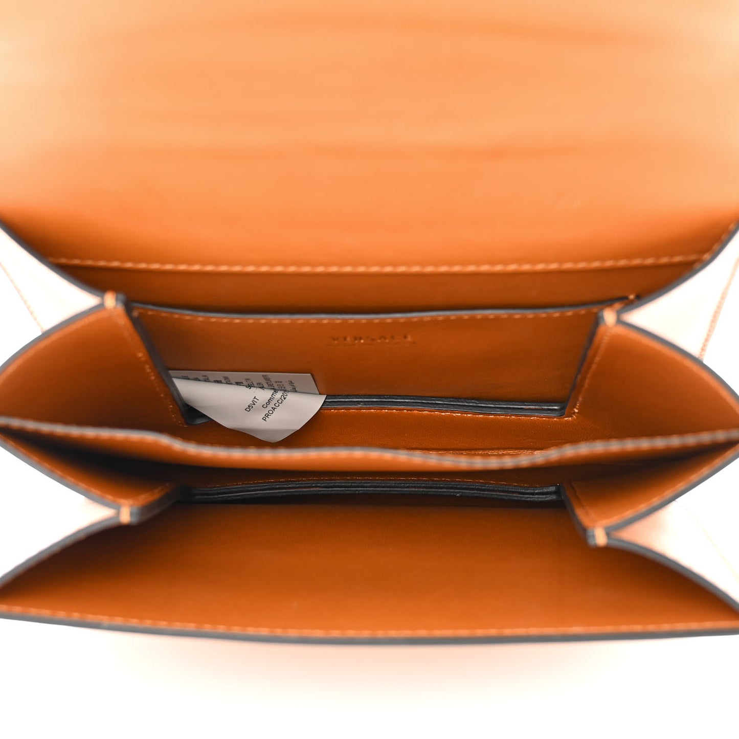 Vitello Barocco Virtus Small Top Handle Shoulder Bag Brown