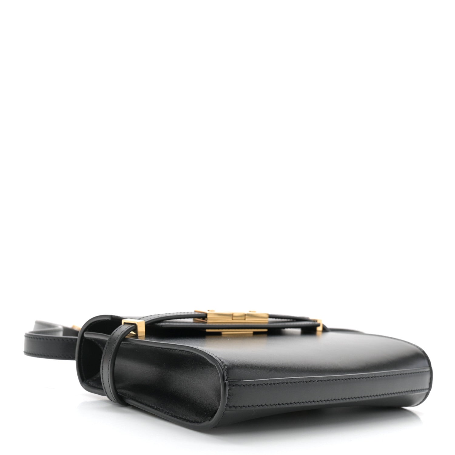 Saint Laurent Smooth Calfskin Mini Manhattan Shoulder Bag Black 4 of 11