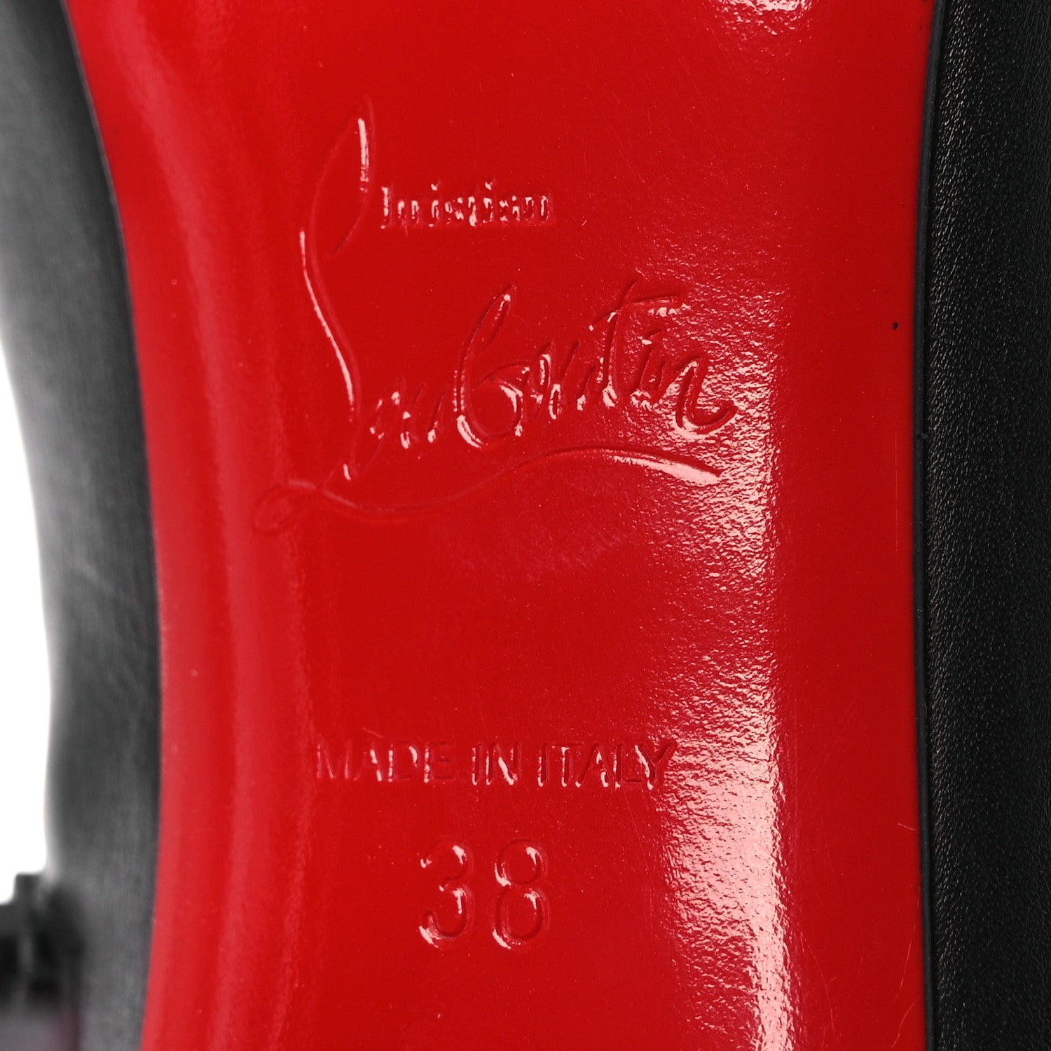Christian Louboutin Smooth Calfskin Suzi Folk 85 Ankle Boots 38 Black 8 of 10