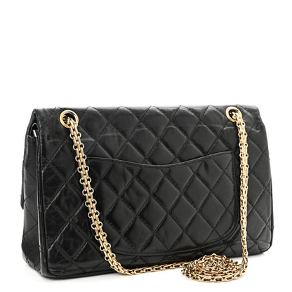 Chanel Aged Calfskin Quilted 2.55 Reissue 226 Flap Black 3 of 10