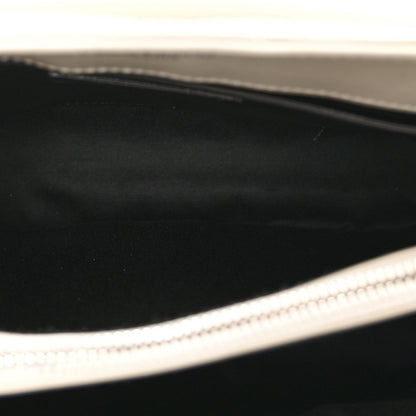 Saint Laurent Calfskin Y Quilted Monogram Small Loulou Chain Satchel Crema Soft 5 of 11