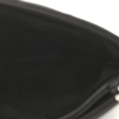 Chanel Lambskin Quilted Uniform Crossbody Bag Black 5 of 11