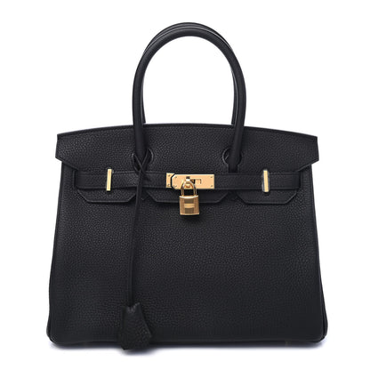 Hermes Togo Birkin 30 Black 1 of 9